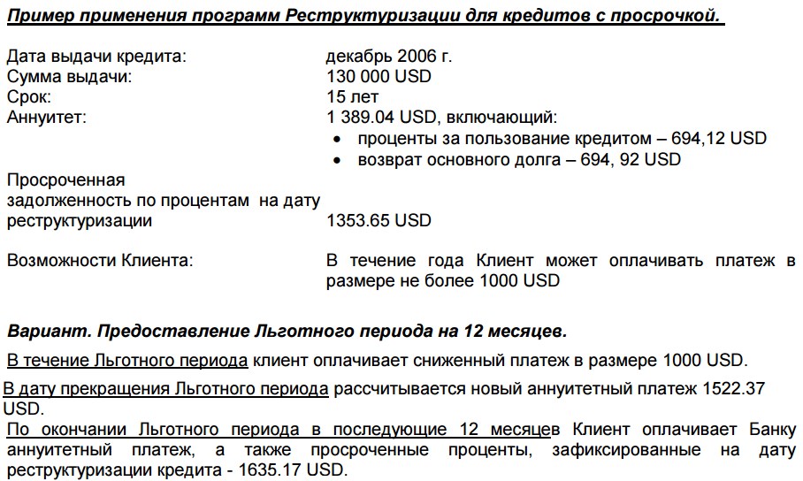 Заключение о выдаче кредита образец